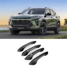 Car Exterior Door Handle Cover Trim for Trax Seeker 2023 2024 Accessories (ABS Carbon Fiber)