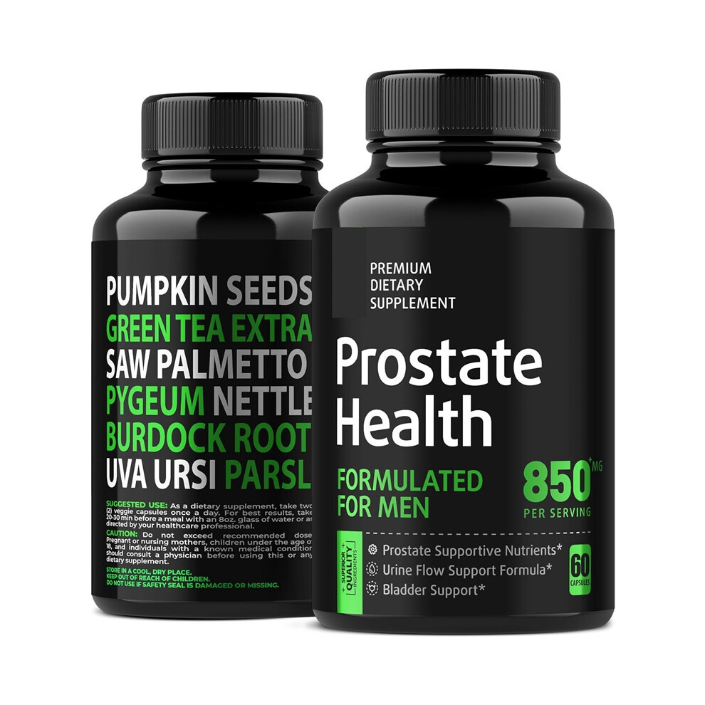 (1PC) Prostate for Men Health Supplement DHT Blocke Urinary Tract Support 60 Capsules