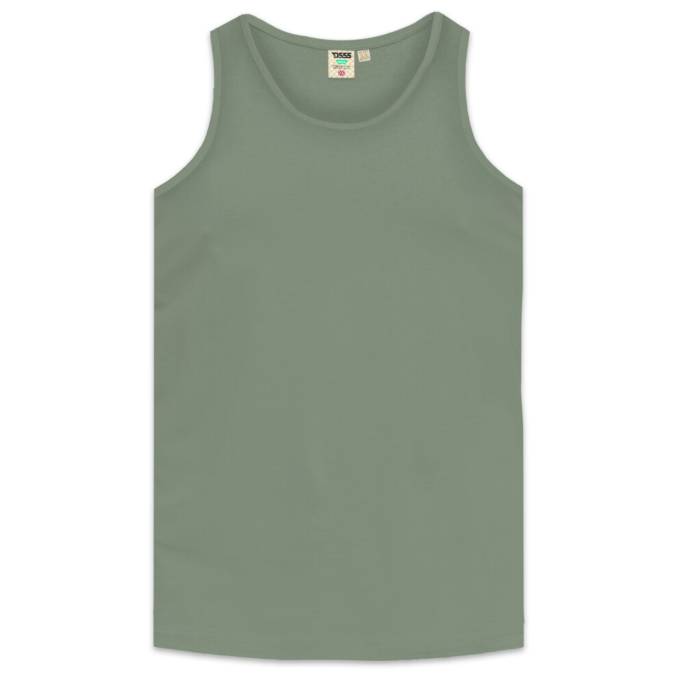 Duke (3Xl, Khaki) Mens D555 Fabio 2 Kingsize Tank Top Multicoloured