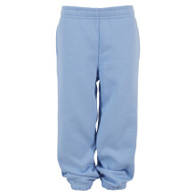 (9-10 Years, Powder Blue) Build Your Brand Childrens/Kids Fluffy Sweatpants