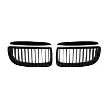 Car Front Kidney Grill Front Hood Grill Single Vertical Grille for 3 Series E90 E91 2005-2008