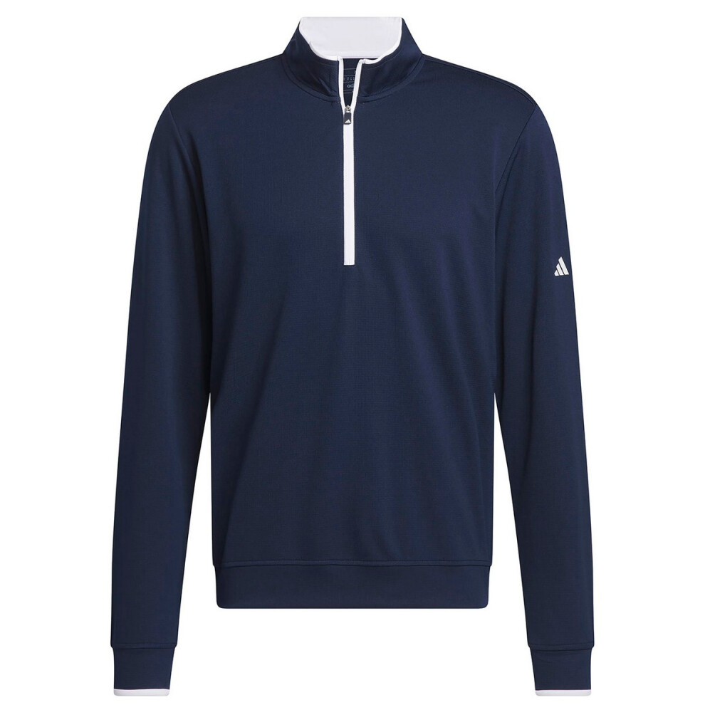 Adidas (Xxl, Collegiate Navy) Mens Quarter Zip Sweatshirt