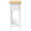 VidaXL vidaXL End Table Corona White 114 x 34.5 x 73 cm Solid Pine Wood 5