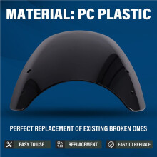 Owiewka Przednia Flyscreen do Motocykla dla  Bonneville T100 120 Thruxton 900, Czarna