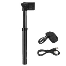 Cykel Trådlös Dropper Sadelstolpe IP67 Vattentät Uppladdningsbar Automatisk Lyftresa 100mm Elektrisk Sadelstolpe 31.6