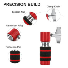 2 Pack Hi-Hat Clutch with Replacement Felts Pads, Jazz Drum Hi Hat Cymbal Clutch Hi Hat Cymbal Stand, Drum Parts