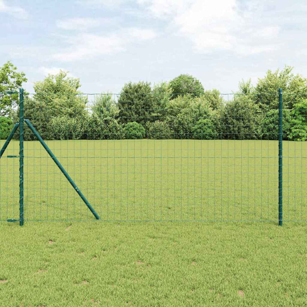Vidaxl Ground Fix Welded Wire Fence 10 X 1.2 M (W X H)