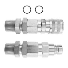 1Pair Hydraulic Quick Connect Coupler AT312877 KV13884 for 326D 280 332 325 Excavator 17D 27C 4486230 4486229
