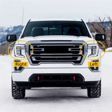For Sierra 2018-2022 Car Headlamp Lens Headlight Shell Replacement Headlight Cover Headlight Glass Right