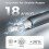 For StarLink  100W  to USB-C Power Cable USB Type-C Input to Waterproof Power Cable for Camping Boat 10M 2