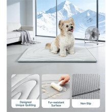 Kühlmatte für Hunde, Selbstkühlendes Hundebett, Rutschfeste Waschbare Kühlmatte für Kleine und Mittelgroße Hunde