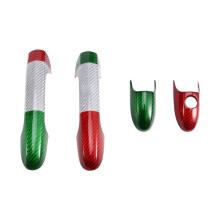 Real Dry Carbon Fiber Door Handle Cover for 500 for Abarth 595 595C 695 08-23 Exterior Decoration Body Kit