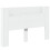 VidaXL vidaXL Storage Headboard with LED White Engineered Wood 5