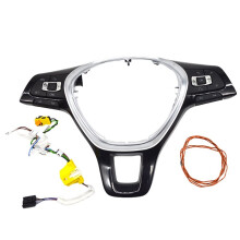 Multifunctional Steering Wheel Button with Harness Cable Assembly Kit 6C0959442F 5TD419685 for PQ 2015-2018