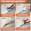 Silicone Removal Tool Set - Caulking Tool Set for Bathroom, Kitchen, Windows, Tiles 7