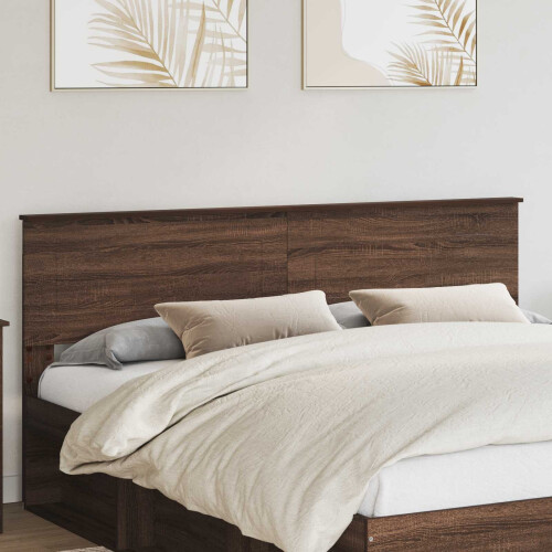 VidaXL vidaXL Headboard Brown Oak Engineered wood