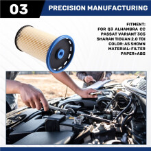 8 Stück 7N0127177 7N0127177B Kraftstoff-Dieselfilter für Q3, für Alhambra, für CC, Variant 3C5, Sharan, für 2.0 TDI