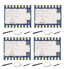 4 St Core2021- Core2021 LoRa Dubbelbandsmodul 850 MHz-930 MHz LR2021 Lågström Multiprotokoll IoT LoRaWAN Home