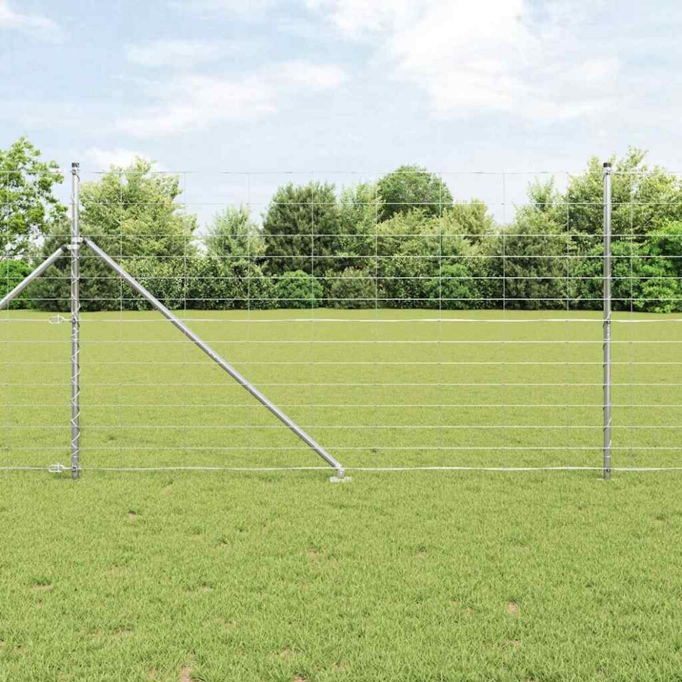 Vidaxl Welded Wire Fence With Spikes 50 X 1.4 M (W X H) 8721158245762