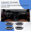 4pcs/Set  Adjuster  Knob Cover 23219457 23219459 for  CT6 Front Rear   and Down Adjust Button 4