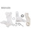 BHS261A20A Temperature Link HVAC Assembly Cooler Connector Kit for  3 2014-2018 BHS2-61-A20A 4