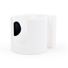 Multifunctional PLA Water Cup Bracket Compatible for Simulation Racing Flight Simulator Aluminum Profile White