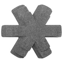 Pot and Pan Protectors, Set of 12 and 3 Different Size, Pot Dividers Pads/Stacking Pan Protectors/Pan Separators Pads