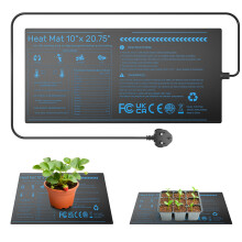Seedling Heat Mat, 10 x 20 Inch Waterproof Plant Heating Mat for Seed Starting, Germination, Propagation & Greenhouse Growing