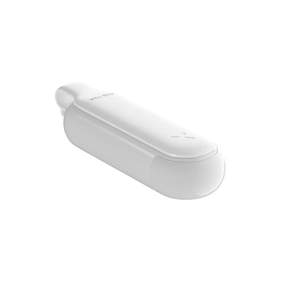 Stoyotu (White) Portable Pill Dispenser And Remover With Medicine Box Household Gadget Tablet And Pill Aid Tool New Design