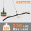 39.37 Inch LAT Pulldown Bar Attachment for Pulley Cable Machine, Curl Tricep Press Down Bar with Rubber Handle 6