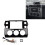 Car 9" Android Navigation Bezel Frame with Power Harness for  -Cruise 2007-2013 Radio Screen DVD Panel Cover 5