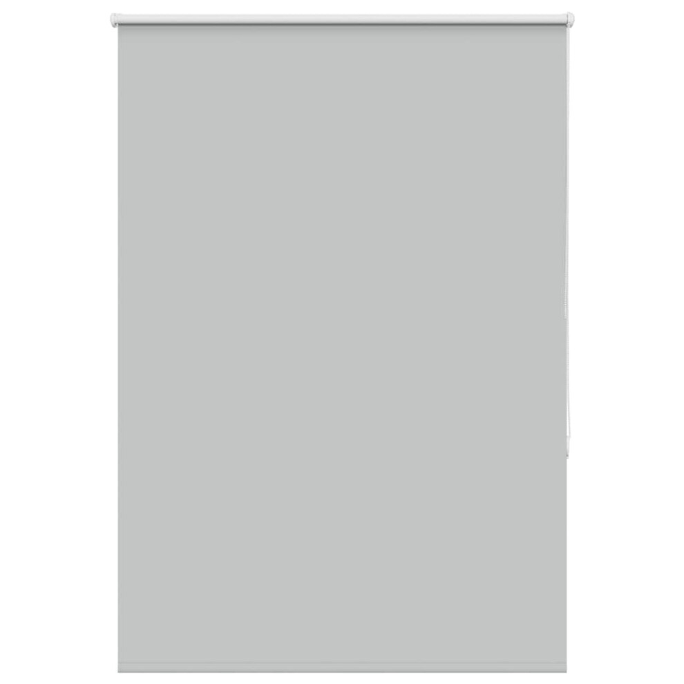 Vidaxl Roller Blind Blackout Light Grey 105X130 Cm Fabric Width 100.7 Cm Polyester