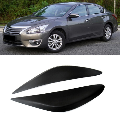 Car Headlight Eyebrows Eyelids Stickers Trim Cover Headlight Lid Resin for  Altima Teana 2013 2014 2015 1