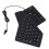 108 Keys Spanish Keyboard Portable Silicone Foldable Quiet Waterproof Dustproof Keyboard for Office Laptops Computers 1