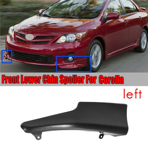 Car Front Bumper Lower Chin Spoiler Lips for   2011-2013 Bumper Splitter Lip Diffuser(Left) 2