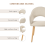 (Beige, Set of 2) GOEURVANT Dining Chairs 8