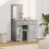 VidaXL vidaXL Dressing Table 2 pcs Grey 50 x 41 x 135 cm Engineered wood 1