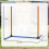 Hunde-Agility-Trainingsset mit Slalomstangen, Orange 3