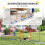 Hunde-Agility-Trainingsset mit Slalomstangen, Orange 5