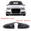 Black Replacement Mirror Covers for  A3 S3 RS3 2014-2020 Rearview Mirror Housing 3
