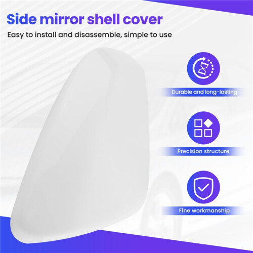 Car Rearview Mirror Cover Replace Side Mirror Cap for   10Th 2016-2020 Right 1