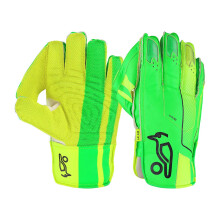 (150mm - 165mm, Green/Yellow) Kookaburra Childrens/Kids LC 3.0 Wicket Keeper Gloves