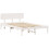 VidaXL vidaXL Bed Frame with Headboard White 120 x 190 cm Solid Pine Wood 5