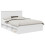 VidaXL vidaXL Bed Frame with Headboard White 150 x 200 cm Solid Pine Wood 3