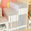 5pcs Clear A4 File Storage Box, Vertical Desktop Document Organizer Case for Papers Certificates Exam Storage Small 5