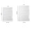 5pcs Clear A4 File Storage Box, Vertical Desktop Document Organizer Case for Papers Certificates Exam Storage Small 7