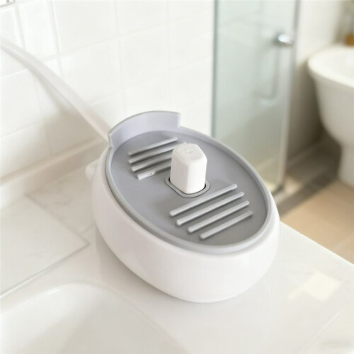 Electric Toothbrush Charging Base Mat, Waterproof Draining Protector Cover Grey 2