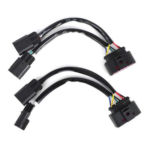 2Pcs Conversion Harnesses Quad Housing to Projector Headlight for  Ram 2009-2018