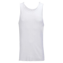 (S, White) SOLS Mens Pablo Ribbed Tank Top