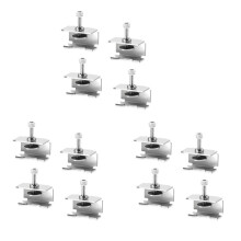 Glas Bett Klammer Kompatibel mit 3/3 Pro / V2 / 3S, 5 / Pro, Einstellbarer 3D-Drucker Klammerklemme Zubehör, 12 Stück